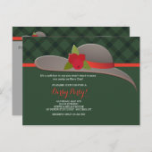 ダービーの帽子の郵便はがき インビテーションポストカード (正面/裏面)