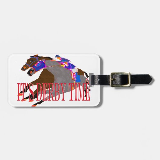 ダービーの時間2016年競馬 ラゲッジタグ (正面横)