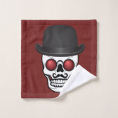 ダービーの衣裳のスカルタオルの浴室の芸術の家の装飾 バスタオルセット (ウォッシュタオル)