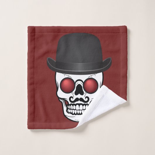 ダービーの衣裳のスカルタオルの浴室の芸術の家の装飾 バスタオルセット (ウォッシュタオル)