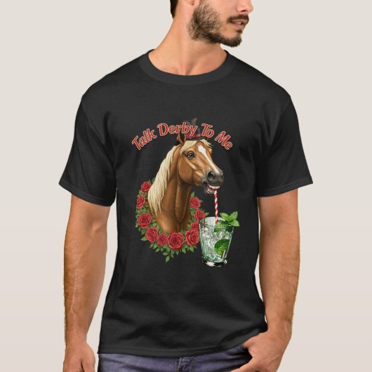 ダービーの話を私にしてくれ Tシャツ (正面)