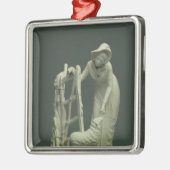 ダービーのshepherdess 1790年 メタルオーナメント (左)