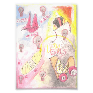 ダービーガールズ フォトプリント           