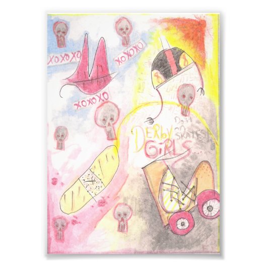 ダービーガールズ フォトプリント            (正面)