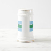 ダービーシャーの旗 ビールジョッキ (中央)