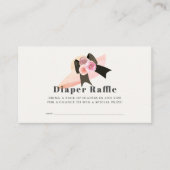 ダービースタイルビッグピンクハットバラおむつラッフルチケット エンクロージャーカード (正面)