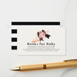 ダービースタイルビッグピンクハットバラブックスベビー エンクロージャーカード