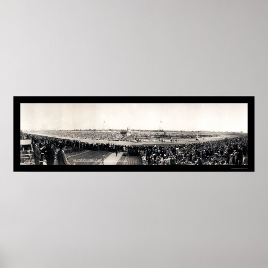 ダービーチャーチル・ダウンズ写真1941 ポスター (正面)