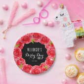 ダービーデイレッドローゼス ペーパープレート (パーティー)