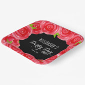 ダービーデイレッドローゼス ペーパープレート (傾斜あり)