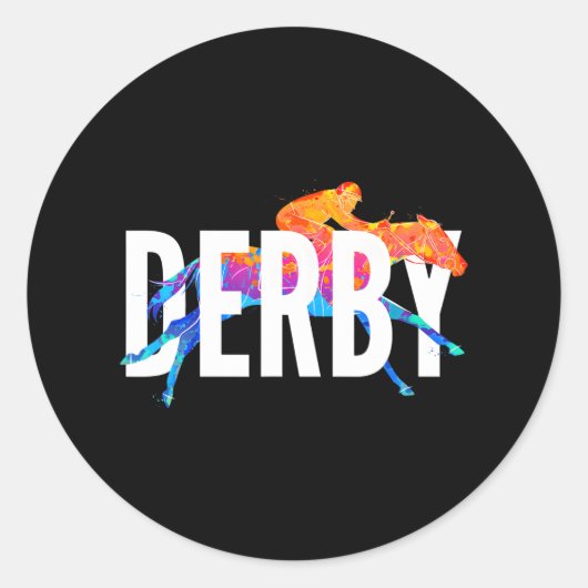 ダービーデイレーシングケンタッキーエプソム2022 ラウンドシール (正面)