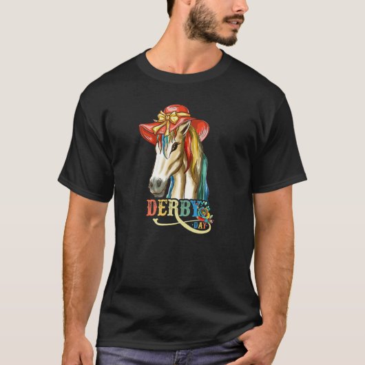 ダービーデイ2021競走馬パープルハット Tシャツ (正面)