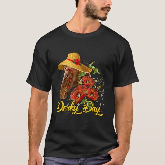 ダービーデイ2022競走馬パープルハット Tシャツ (正面)