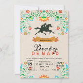 ダービーデマヨパーティの招待状 招待状 (正面)