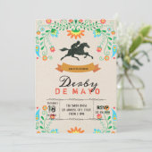 ダービーデマヨパーティの招待状 招待状 (スタンド正面)