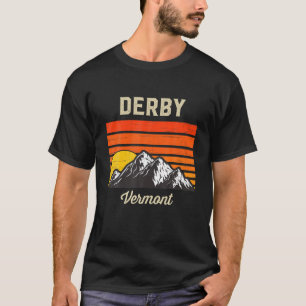 ダービーバーモントレトロヴィンテージシティ州USA Tシャツ