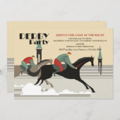 ダービーパーティの招待状 招待状 (正面/裏面)