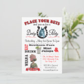 ダービーパーティーポスター招待状 招待状 (スタンド正面)