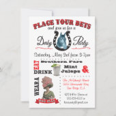 ダービーパーティーポスター招待状 招待状 (正面)