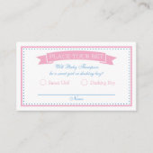 ダービーパーティー性別がベットカードを表示 エンクロージャーカード (正面)