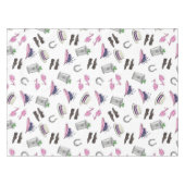 ダービーパーティー衣装ミントジュレップ馬蹄形 テーブルクロス (正面(横))