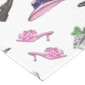 ダービーパーティー衣装ミントジュレップ馬蹄形 テーブルクロス (アングル)