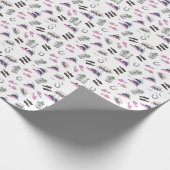 ダービーパーティー衣装ミントジュレップ馬蹄形 ラッピングペーパー (角)