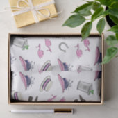 ダービーパーティー衣装ミントジュレップ馬蹄形 薄葉紙 (ギフト)