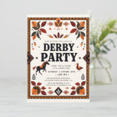 ダービーパーティー馬術 招待状 (スタンド正面)
