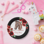 ダービーパーティー馬馬乗パーティー パーソナライズされた ペーパープレート (パーティー)