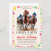 ダービーパーティー 招待状 (正面/裏面)