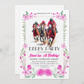 ダービーパーティー 招待状 (正面/裏面)