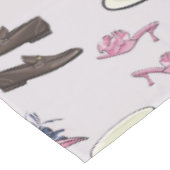 ダービーファンシー帽子と靴のパタ名門私立校風のーン テーブルクロス (アングル)