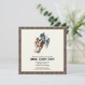 ダービーホースとジョキーズブラウンパーティー 招待状 (スタンド正面)