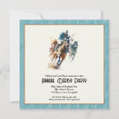 ダービーホースアンドジョッキーズアクアパーティー 招待状 (正面)