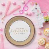 ダービーホースレースパーティー紙プレート ペーパープレート (パーティー)