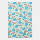 ダービーミントジュレプバミューダバッグサンダルズバー キッチンタオル (縦)