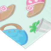 ダービーミントジュレプバミューダバッグサンダル テーブルクロス (アングル)