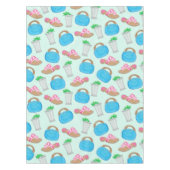 ダービーミントジュレプバミューダバッグサンダル テーブルクロス (正面)