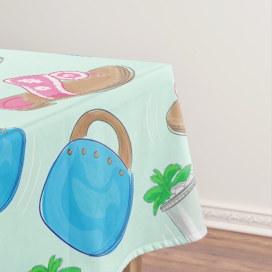 ダービーミントジュレプバミューダバッグサンダル テーブルクロス (インサイチュ)