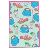 ダービーミントジュレプバミューダバッグ財布サンダル名門私立校風の ミディアムペーパーバッグ (正面)