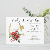 ダービーモダン&ドリンクパーティーレースホースエクエストリアン 招待状 (スタンド正面)