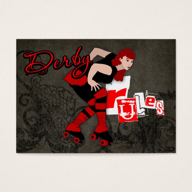 ダービールールミニノートカード (正面)