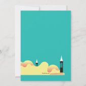 ダービーレースパーティの招待状 招待状 (裏面)