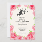 ダービーローズビッグハットブライダルシャワー 招待状 (正面)