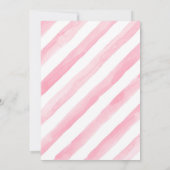 ダービー帽子 ブライダルシャワーの招待状 招待状 (裏面)