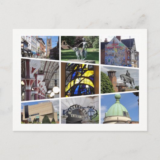 ダービー数々の画像はがき ポストカード (正面)