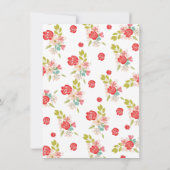 ダービー競馬バースデーパーティーの招待状 招待状 (裏面)