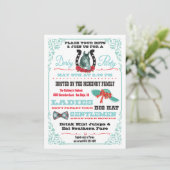 ダービー競馬パーティの招待状 招待状 (スタンド正面)