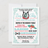 ダービー競馬パーティの招待状 招待状 (正面)